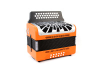 Hohner El Rey Del Vallenato ADG (Lá-Ré-Sol) Laranja/Cromado Hohner El Rey Del Vallenato ADG (Lá-Ré-Sol) Laranja/Cromado